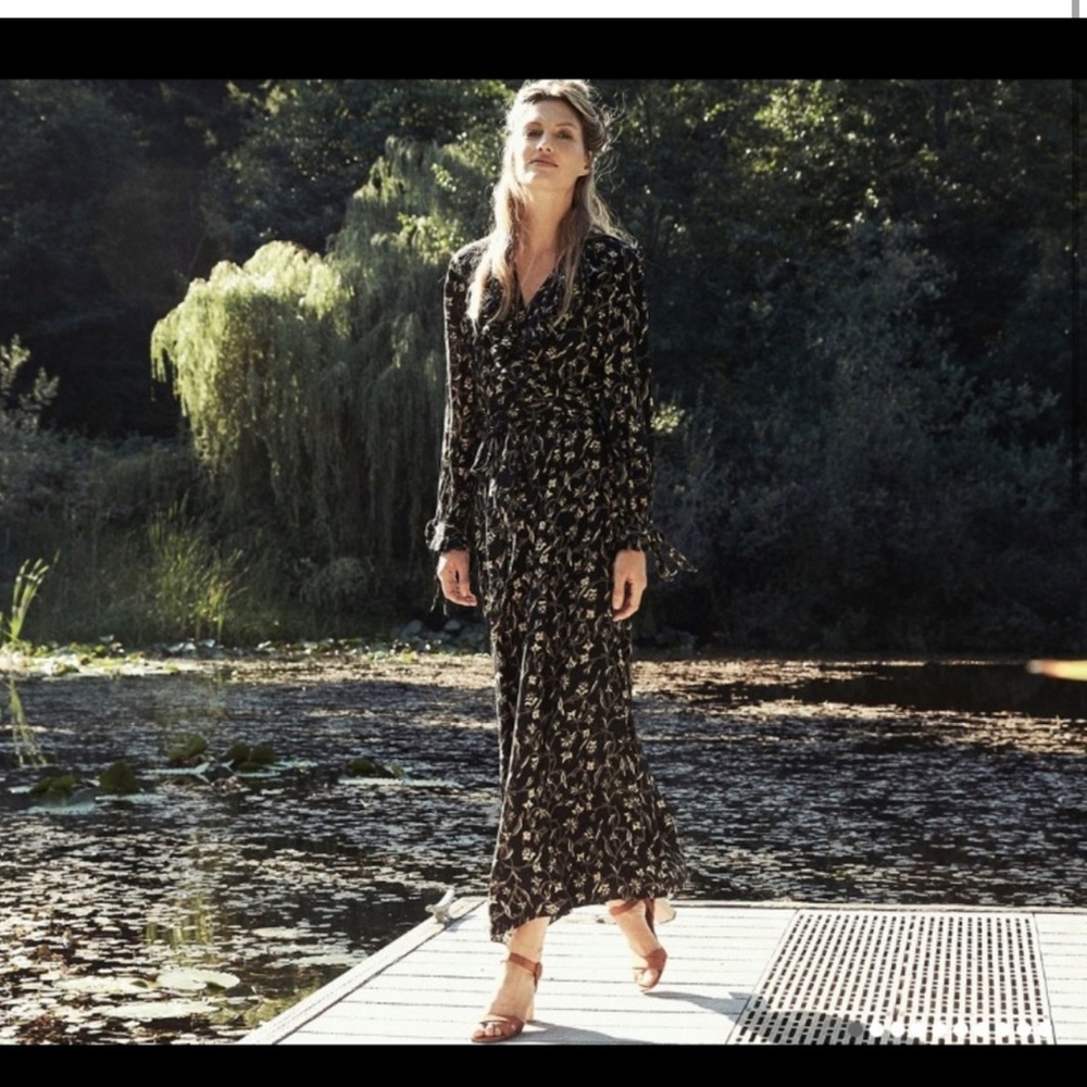 DOEN Bonnie Dress . Scroll Print. Size S